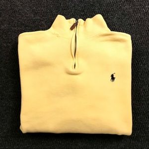 Polo Ralph Lauren 1/4 Zip Light Distress Mens SZ M